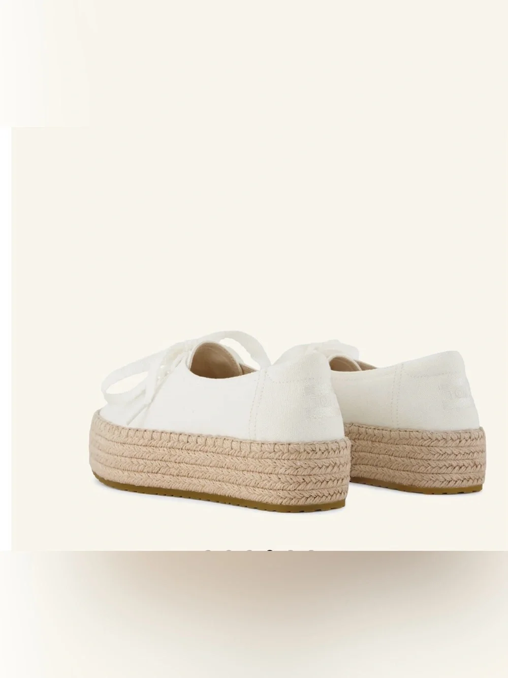 TOMS Valencia Lace-Up Platform Espadrille